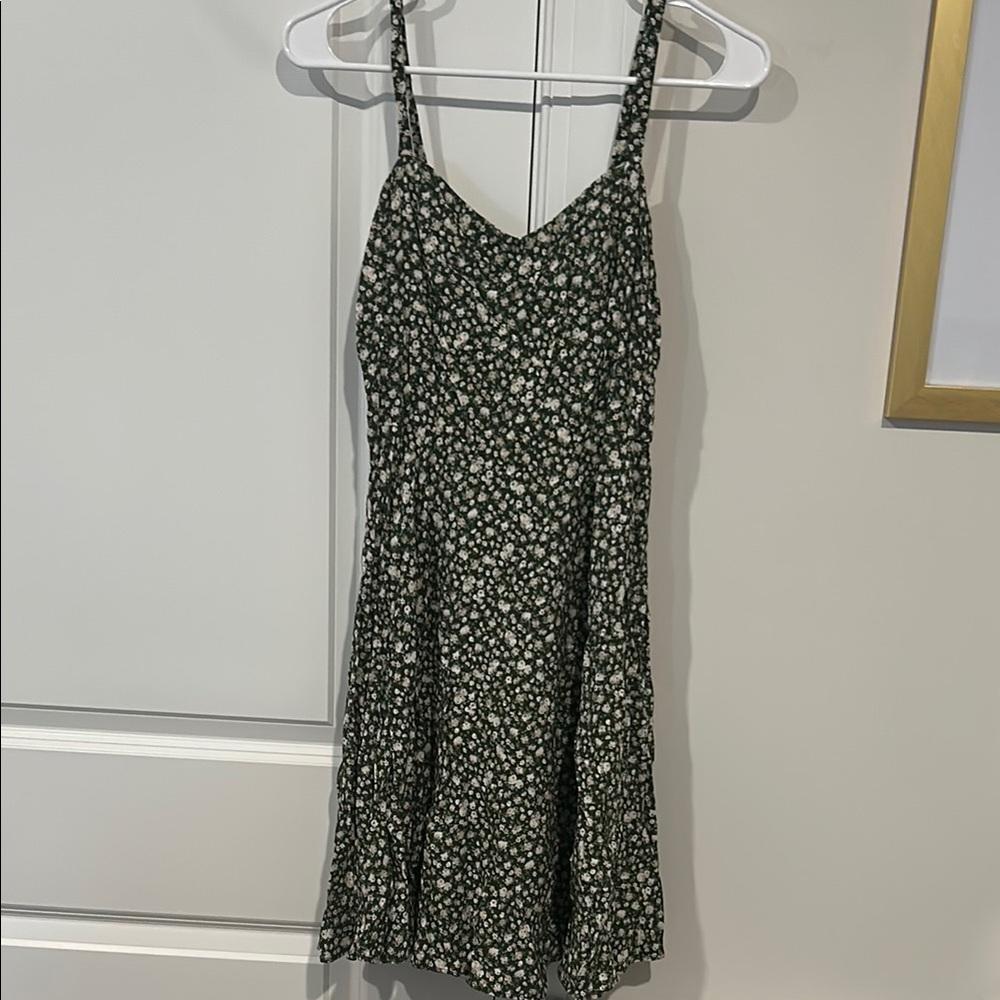 Old Navy Green Spaghetti Strap Sundress